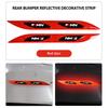 Car Reflective Sticker Bumper Trunk Safety Warning Reflector Stickers Strip For Toyota Crown GR Corolla YARIS Auris C-HR Hilux
