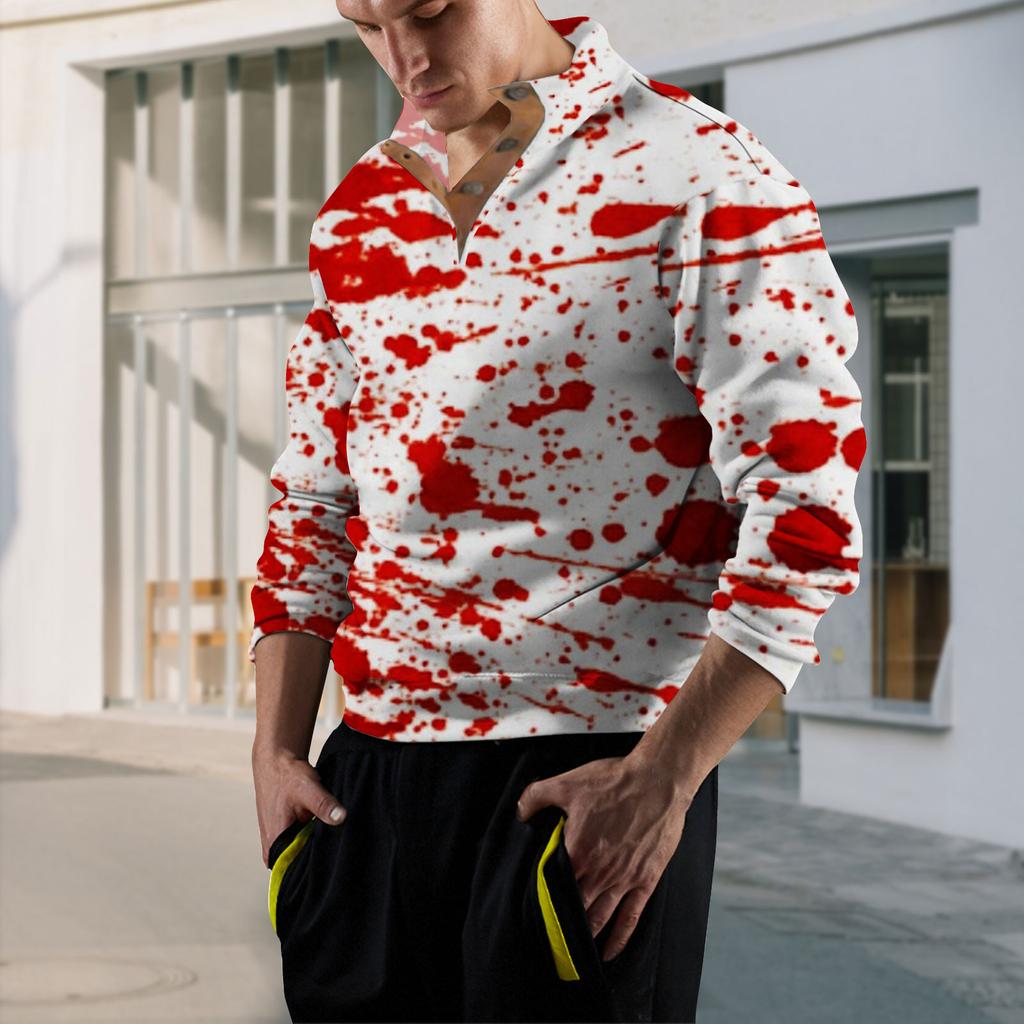 Мужская толстовка с воротником-стойкой на открытом воздухе, повседневные свитера, топы