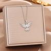 Ожерелье из титановой стали Phoenix Wings Light Luxury с бриллиантовой цепочкой на ключицу - Новые женские украшения