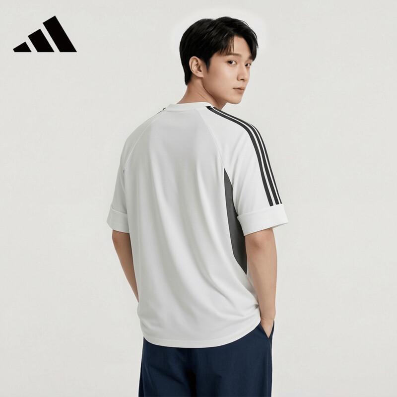 adidas Мужская летняя спортивная хлопковая футболка