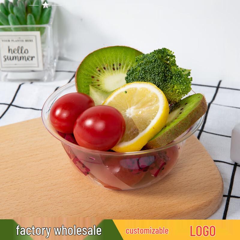 Crystal-Clear Hardened Disposable Soup Bowl