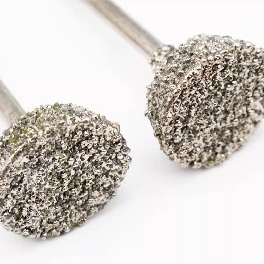 5PCS Diamond Grinding Heads, Jade Jadeite Agate Raw Stone Emery Engraving Carving Peeling Needles