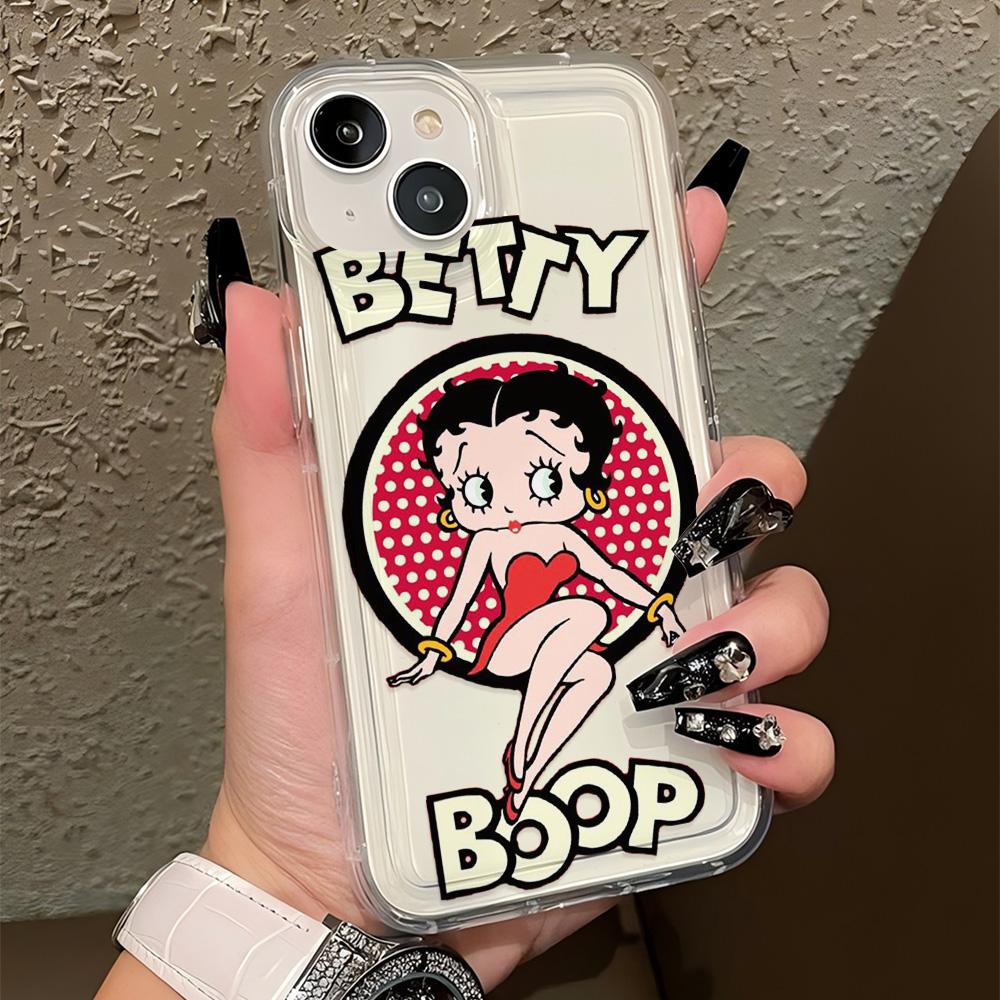 Cartoon Sexy Betties Phone Case for Samsung Galaxy S25 S24 S23 S22 S21 S20 Note20 Note10 FE Ultra Plus 4G 5G Clear Back Cover