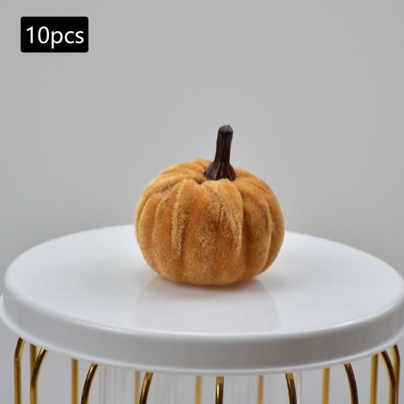5/10Pcs Halloween Simulation Pumpkin Desktop Decoration Halloween Party Foam Pumpkin Halloween Decoration