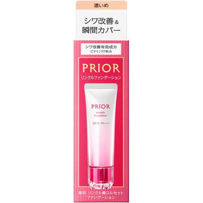Prior Medicated Wrinkle Beauty Corset Foundation 3 30 г (Квази-лекарство) Фонд (жидкость, гель, крем) После обработки кожи средством по уходу за кожей
