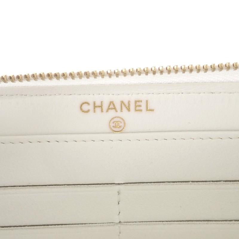 CHANEL  Purse white leather Women