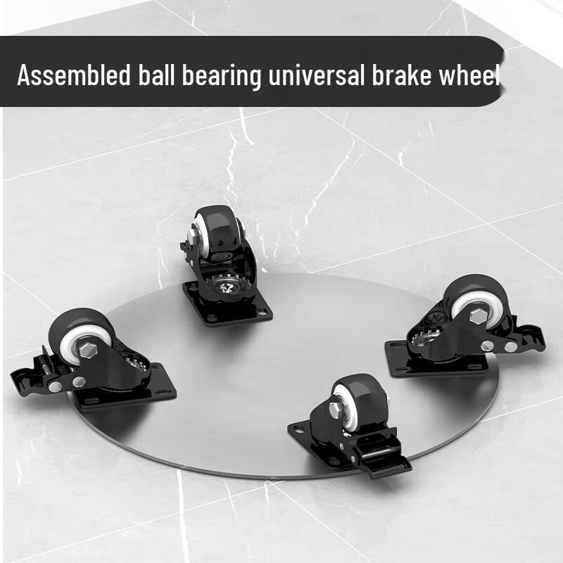 Stainless Steel Square Mobile Dolly with Locking Wheels