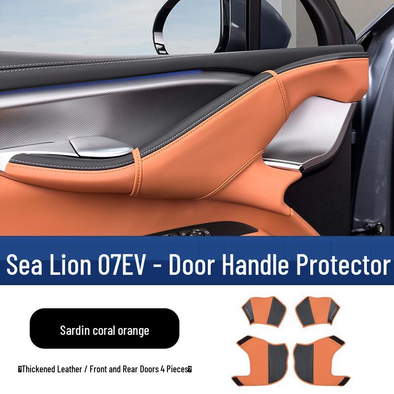 BYD Seagull 07EV Door Handle Leather Protective Cover Pad