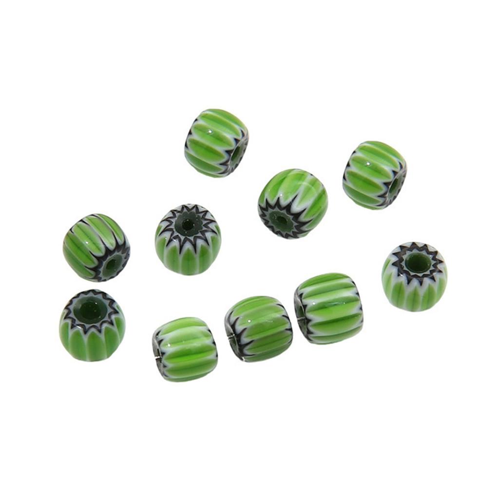 10 шт. Смоляные цветы Бусины Набор рассыпных бусин Смоляная текстура Подходит для изготовления ювелирных изделий Форма тыквы Аксессуары для ожерелья