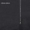 3mm/4mm Silver Color Punk Gothic Link Chain Stainless Steel Necklace Choker Metal Collar