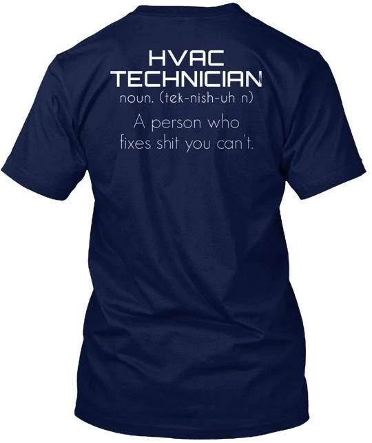 HVAC Technician Tee T shirt Made in the USA Size S to 5XL