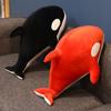 Simulated Whale Throw Pillow Velvet Toy Marine Life Killer Whale Hair Doll Doll Boy Birthday Gift
