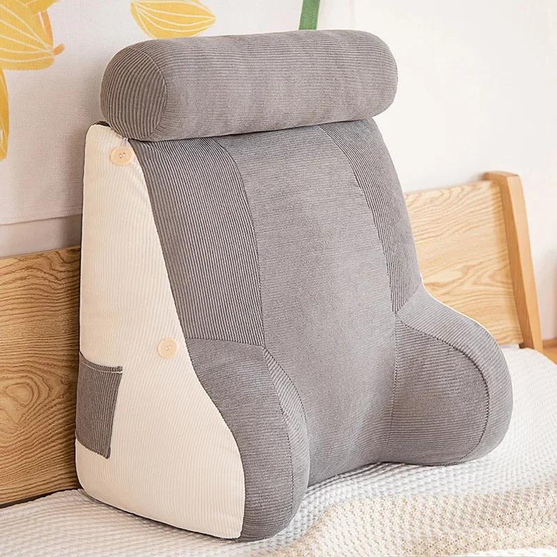 Летняя новая вельветовая подушка Cool Cushion Waistrest Full Fit Large Backrest Многофункциональная однотонная цветная подушка Cool Cushion Waistrest