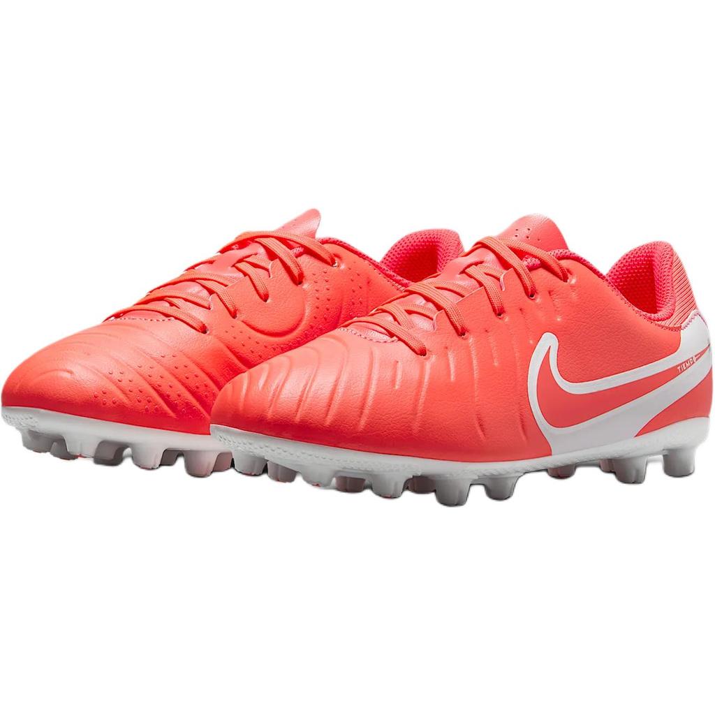Nike Tiempo Legend 10 Academy Удобные Прочные Низкие Детские Футбольные Бутсы Детские Футбольные Бутсы Горячая Лава-Оранжевый Белый DV4349-800