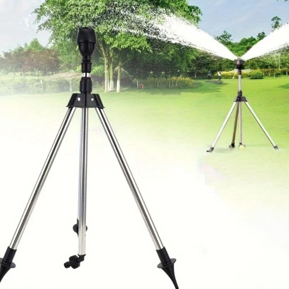 Adjustable Range Tripod Sprinkler Telescopic Rotating Sprayer  Horticultural