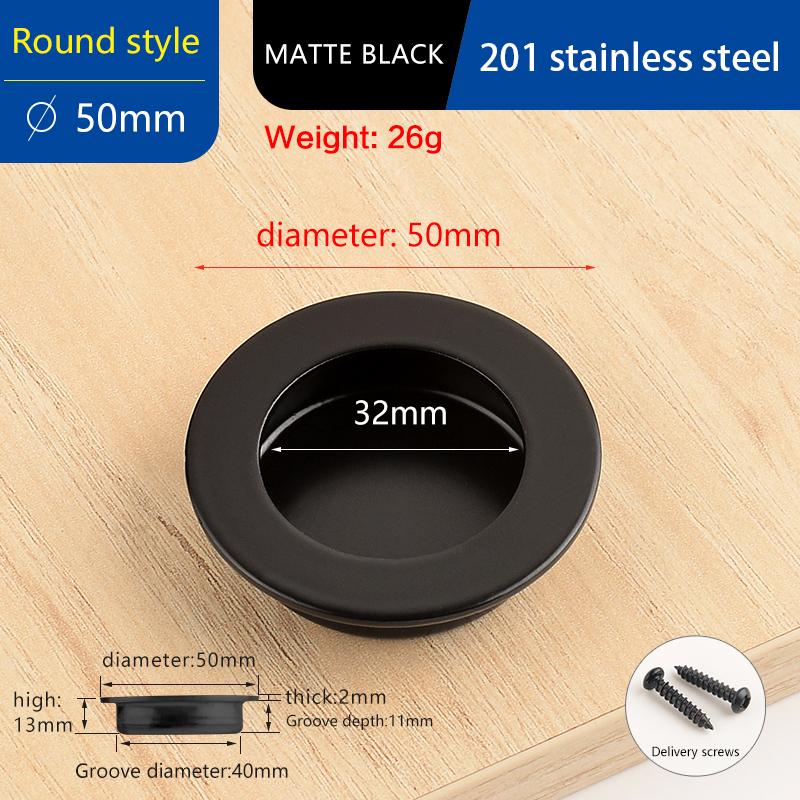 Невидимые Врезные Мебельные Ручки скрытые ручки для шкафа с раздвижными дверями ручки для ящиков скрытая ручка нержавеющая сталь