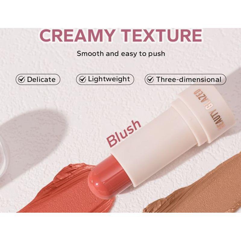 BEAUTY GLAZED - Кремовый стик-румяна с эффектом мягкого сияния и свежести - 6 оттенков
