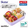 Skater Bento Box for Kids, 450ml, with a Soft Dome-Shaped Lid, Single Tier, Made in Japan, Pok?mon, Pok? Pieces 24, RBF3ANAG-A