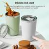 350ml Self Stirring Mug Rechargeable Non-axial Magnetic Coffee Mixing Cup with Lid 304 Stainless