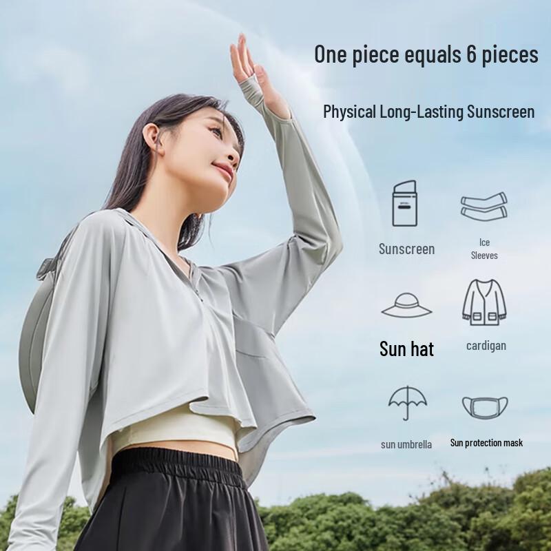 LangSha Women's Ice Silk UV Protection Sun Top