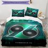 3pcs Duvet Cover Set (1*Duvet Cover + 2*Pillowcase, Without Core), Hannover 96 Football Print Soft All‑Season Bedding Set, Home Bedroom Decor Gift