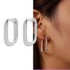 925 Серебряные серьги Pendientes De Aro Moments Para Charm Двойные серьги-кольца Женские серьги подходят Оригинальные серьги ювелирные изделия