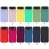 Простой чехол для телефона из жидкого силикона для IPhone 17 Air 16 15 14 13 12 Pro Max 17Pro Противоударная задняя крышка Чехол Capa