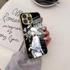 Чехол для телефона Аниме G-Gintama Роскошный Тонкий Золотой Чехол Для IPhone 17 Air 16 15 14 Plus 13 11 12 Pro Max Гальваническое Покрытие