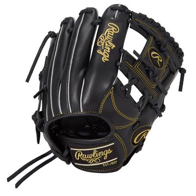 Rawlings Бейсбольная перчатка для броска HYPER TECH R9 SERIES, Юниорская/Детская, GJ5FR9G9M, Универсальная, Черная, Средняя, Для правой руки