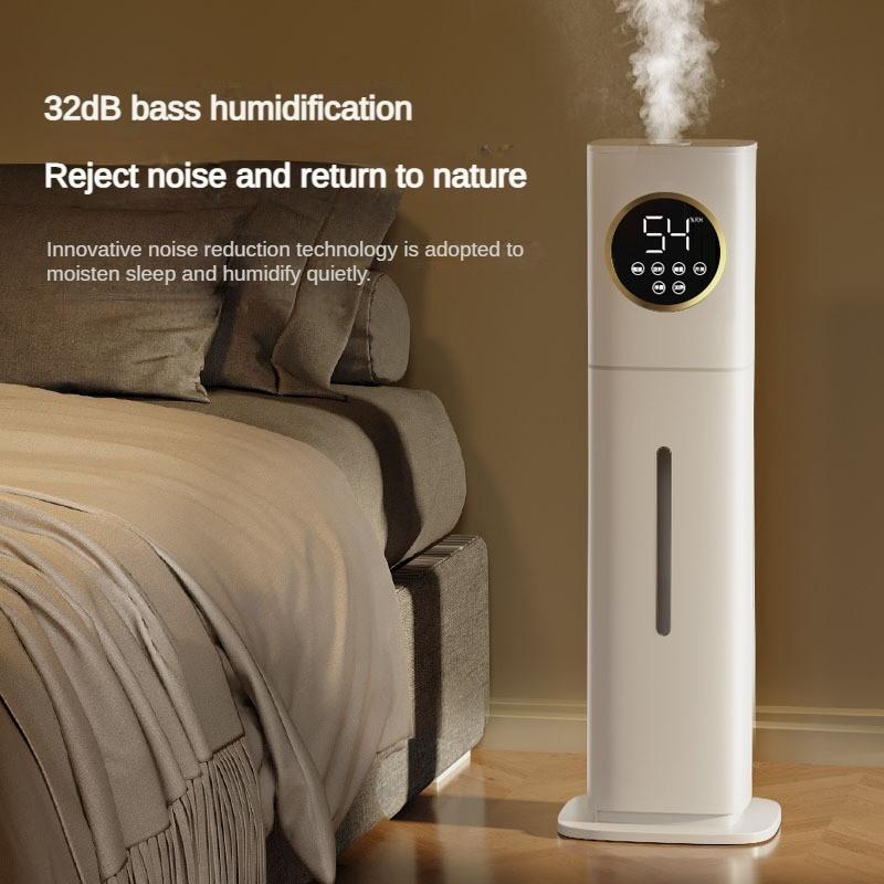 Увлажнитель воздуха с сильным туманом, кондиционер, комнатный, с большой емкостью, бесшумный распылитель, увлажнитель для спальни, стерилизация и очистка пола