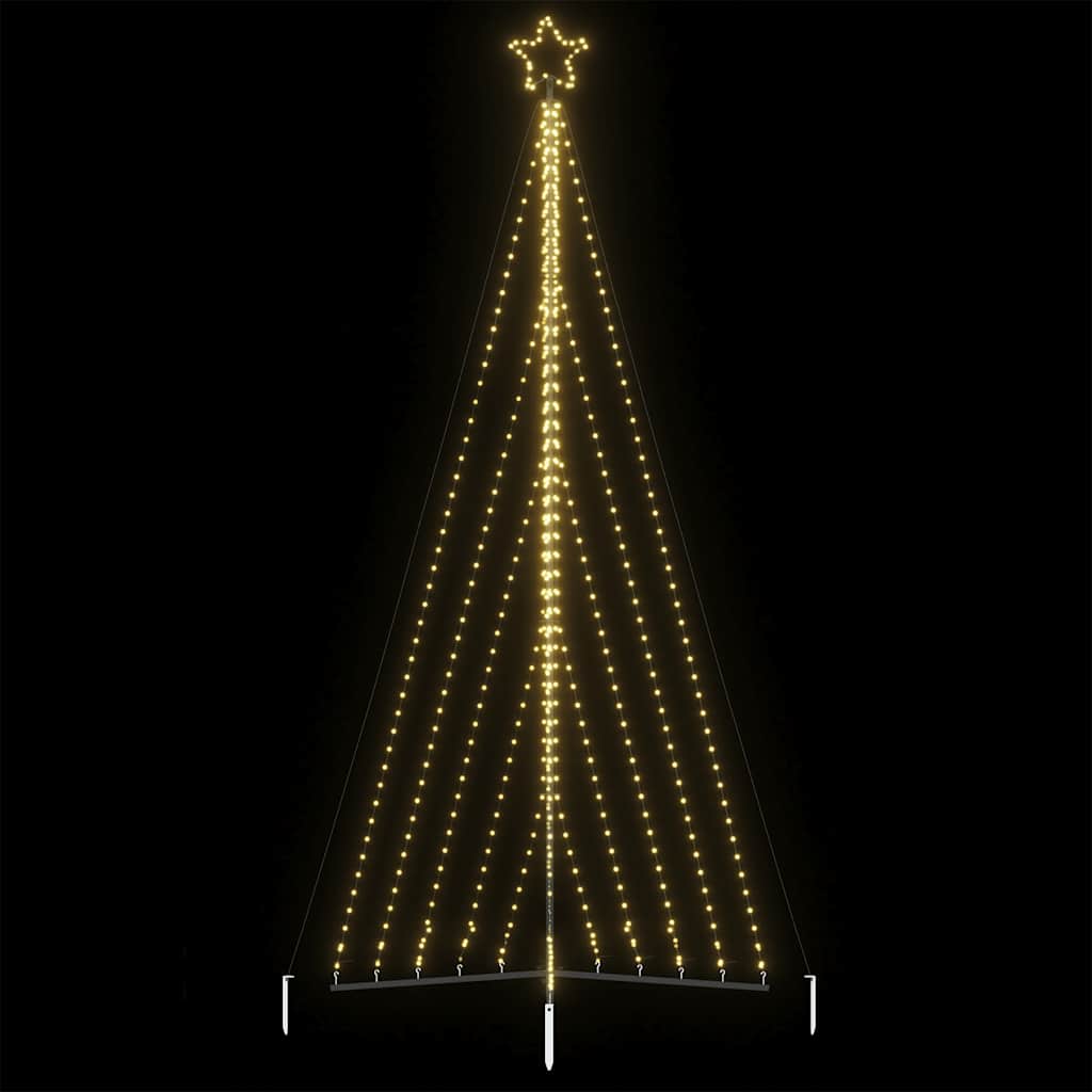 LED Christmas Tree 570 Warm White LEDs 399 cm