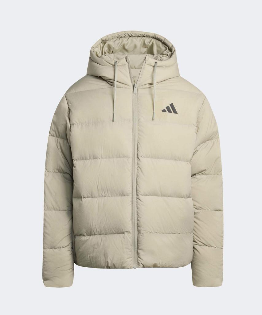adidas Пуховик Climawarm с 3 полосками и капюшоном - Песочно-бежевый / Jm4166