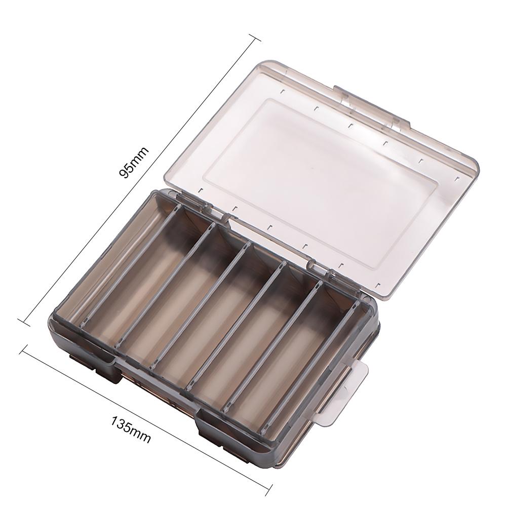 MY# Fishing Lure Box Double Side Artificial Bait Case Organizer Lure Fishing Tac