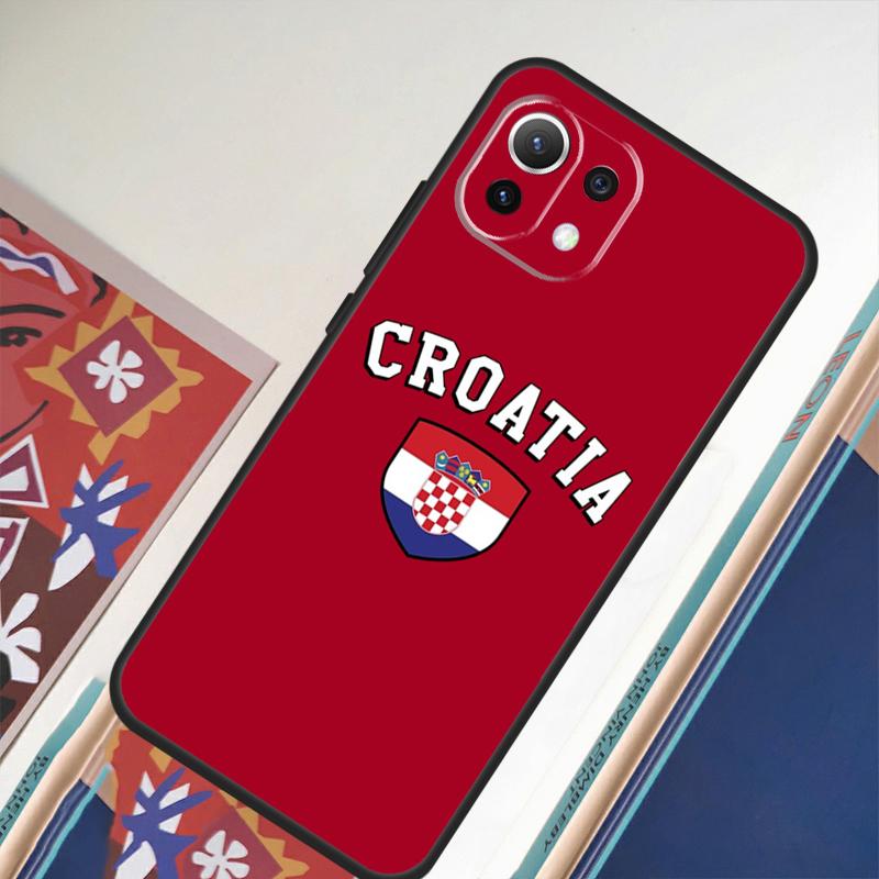 Croatia Flag Case For POCO F5 X3 X5 Pro F4 X4 GT F3 M5s M5 Cover For Xiaomi 13 Lite 12 11 11T 12T Pro
