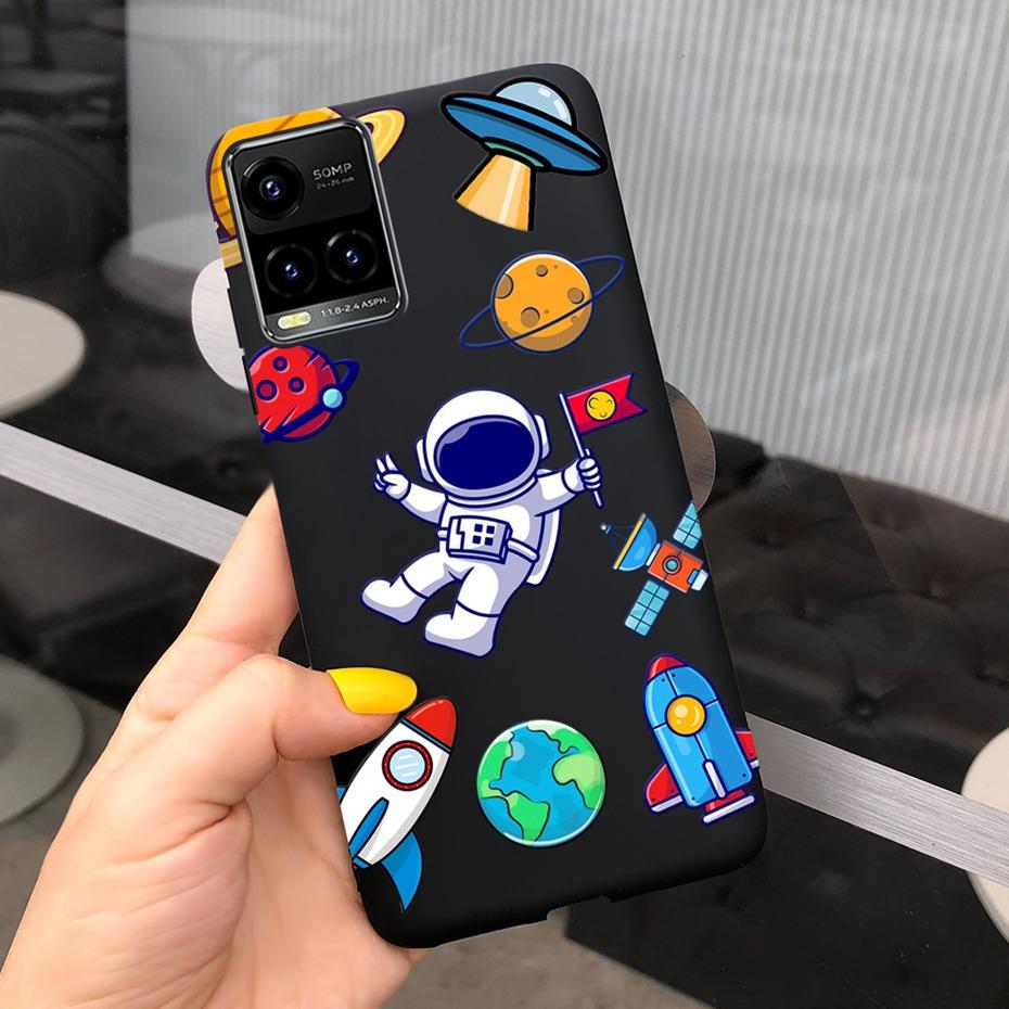Милый силиконовый чехол для Vivo Y33s Чехол-бампер для телефона Vivo Y21 2021 Y21s TPU На Vivo Y33S 4G Y33 S Y21 Y 21S Coque Fundas