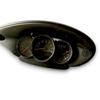 Gloss Carbon Fiber Pattern Dashboard Dial Gauge Rings Bezel Trim For Porsche 986 Boxster - ABS Plastic Made