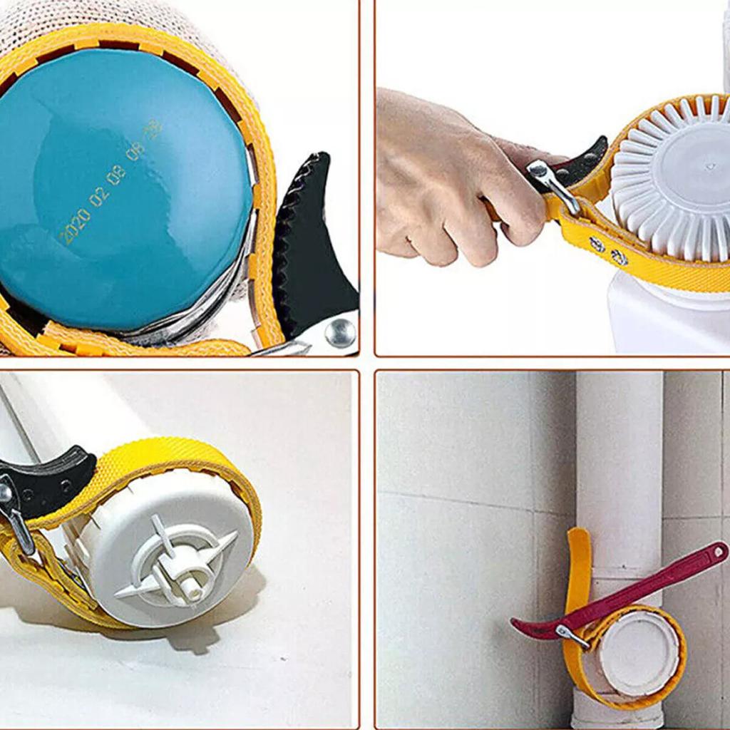 Heavy Duty Oil Fuel Filter Removal Strap Wrench Tool Belt Adjustable 9inch