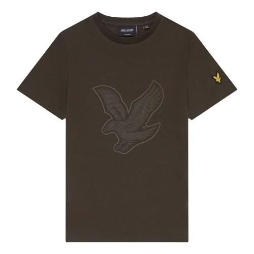 Lyle & Scott Childrens/Kids Eagle Branded Sleeve T-Shirt