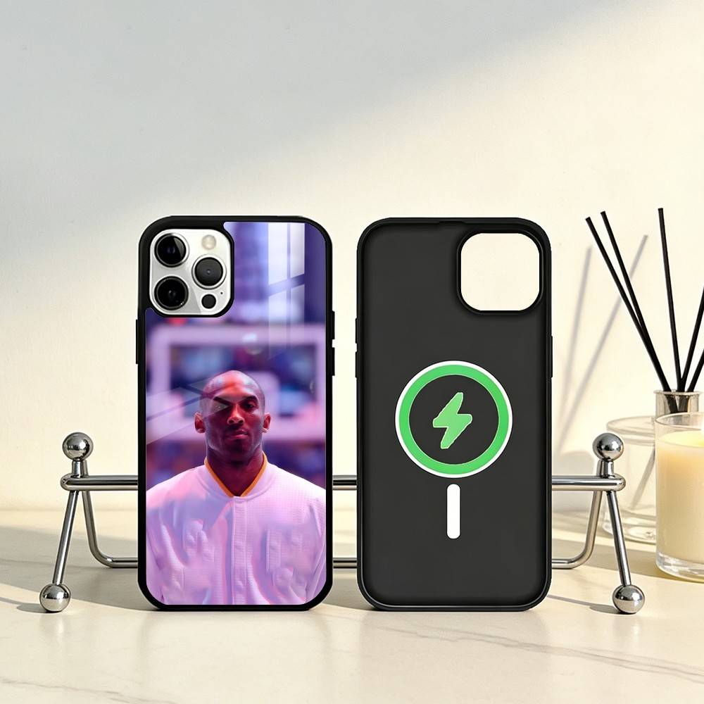 Чехол для телефона K-Kobe B-Bryant 24 для iPhone 17, 16, 15, 14, 13, 12, 11 Plus, Pro Max Магнитный для беспроводной зарядки Magsafe