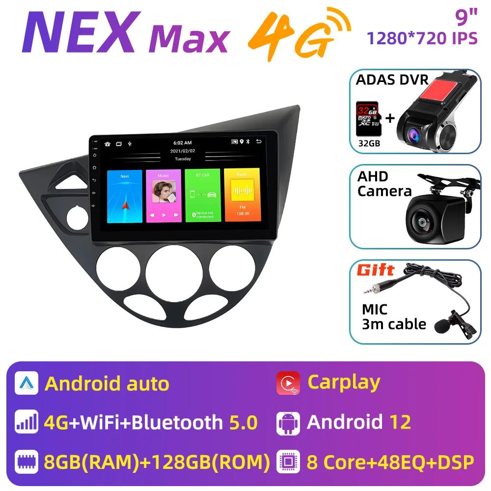 9-дюймовый мультимедиа для Ford Fiesta 1995-2001 Focus MK1 1998-2004 Автомобильное радио 2 Din Android Stereo Carplay Autoradio Head Unit Auto