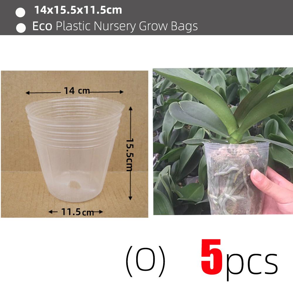 Прозрачные горшки для рассады Пластиковые контейнеры для размножения орхидей Цветы Овощи Выращивание Принадлежности для рассады Садовые инструменты