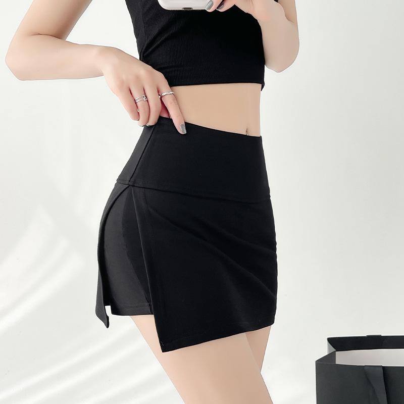 2024 Douyin High Waist Slimming A-line Bodycon Midi Skirt for Women