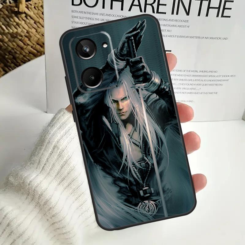 Чехол Final Fantasy Sephiroth для Realme C55 C53 C51 C35 C33 C30 C67 C21Y C25s C15 9 10 12 11 Pro Plus GT Neo5