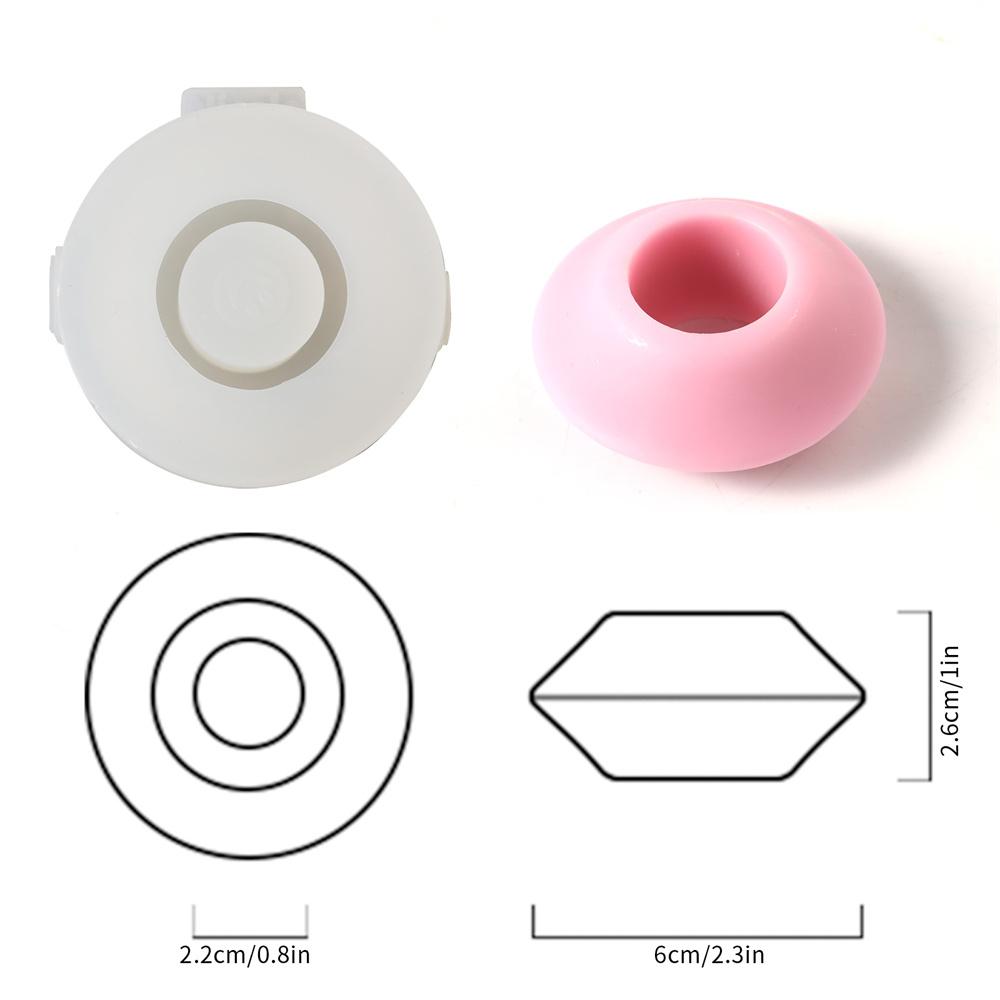 Стеклянная форма для свечей, форма для изготовления ароматических свечей своими руками, для конических свечей диаметром 2,2 см, инструменты для рождественского украшения ручной работы
