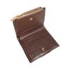Gucci Web Gold-Tone Hardware Snap Zipper Double Closure Coated Canvas Wallet Small Women wallet Sand Dark-Brown 876045-FAF8R-8547