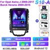 2 Din Android 12 автомобильное радио для Opel Astra J Vauxhall Buick Verano 2009-2015 Мультимедийный видеоплеер GPS Carplay Авто Стерео