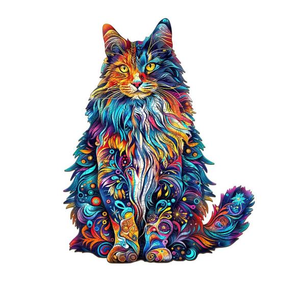 Деревянный пазл 3D в форме животного Деревянные пазлы Точно вырезанные детали Уникальная форма Яркие цвета Взаимодействие родителей и детей Головоломка для взрослых Игрушка-головоломка