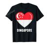 Men Women T Shirt More Design Singaporean Flag Singapore Lions Love Gift TShirt Tops 100 Cotton  Tees