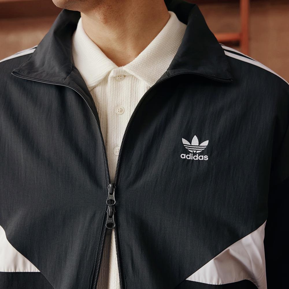 adidas Оригинальная куртка BLOCK JACKET Унисекс Угольно-черная KC3114