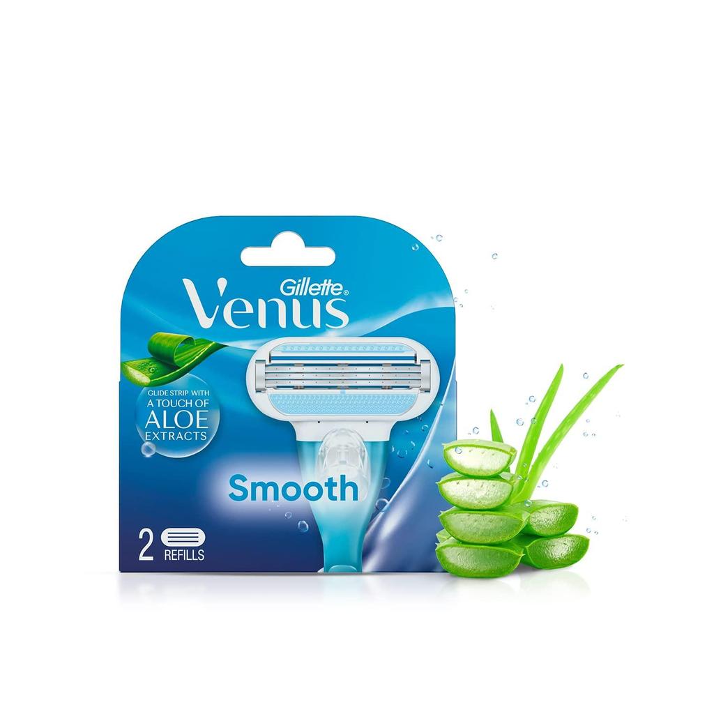 Бритва для удаления волос Gillette Venus Smooth для женщин с алоэ вера, упаковка из 1 шт.